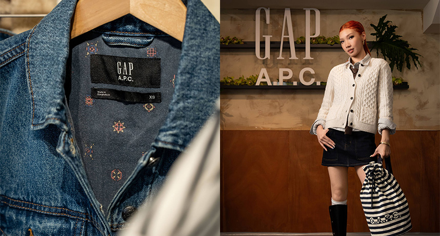 Gap × A.P.C.聯名系列搶先近賞，品牌大使 Karencici 上身率先展現美式休閒與巴黎時尚交匯風格